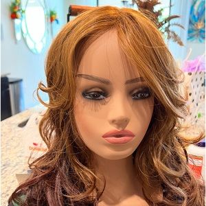 Beautiful synthetic wig unit